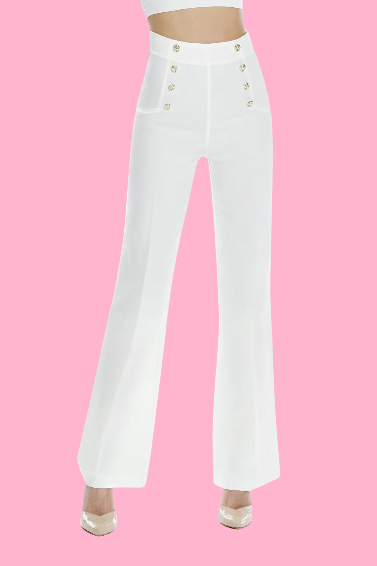 Gonna "White Suit". Gonna tubino bianca corta con spacco laterale