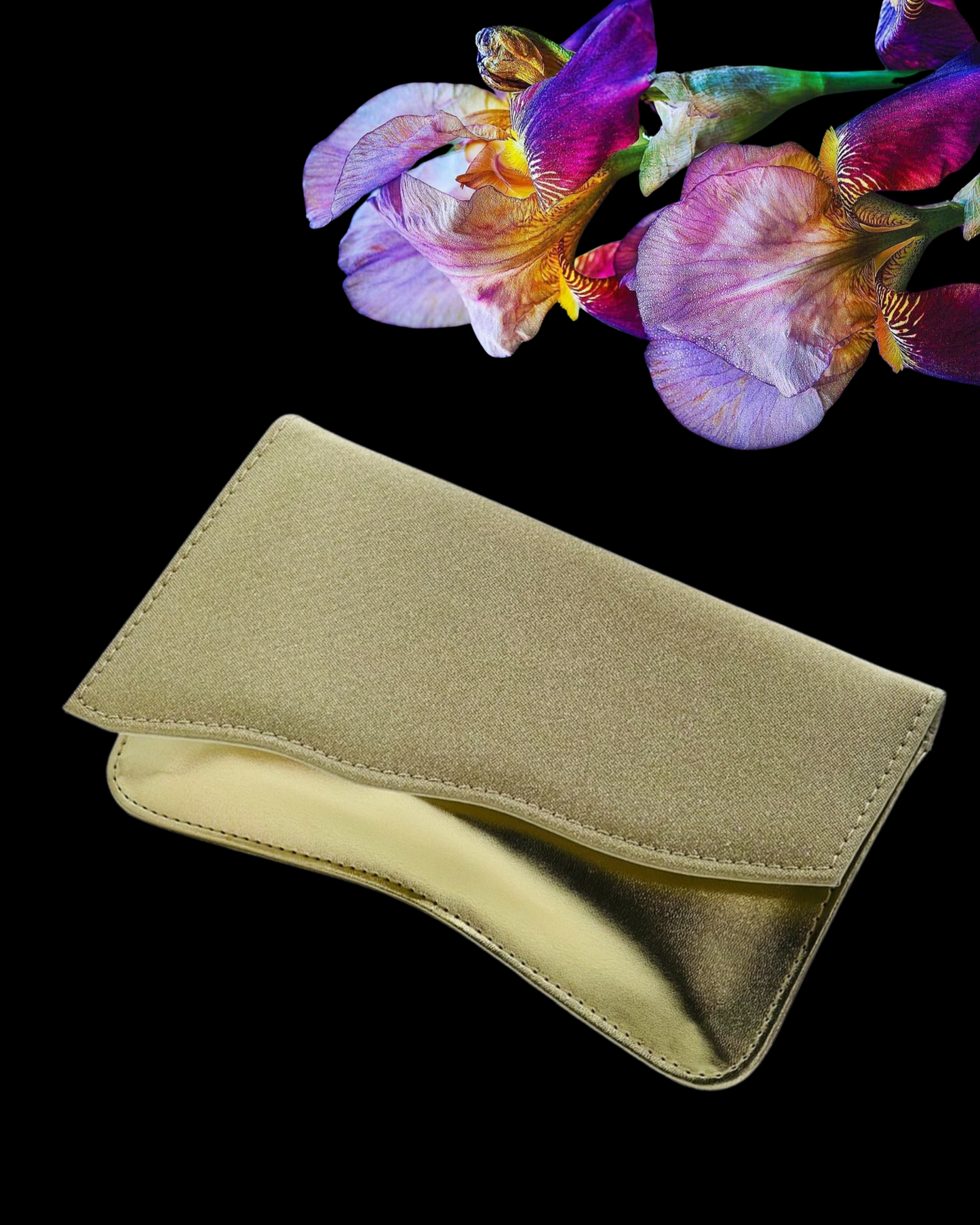 Borsa "Luna Elegance". Borsetta a mano in pelle argento elegante, forma rettangolare con catenina